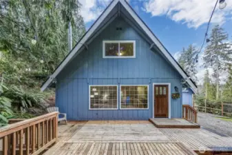 Fresh exterior paint and NEW roof on home and garage, December 2025