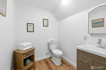 Half bath off the primary