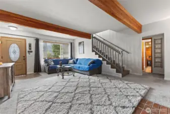 Door leads to front deck