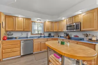 Ample storage and builtin pantry