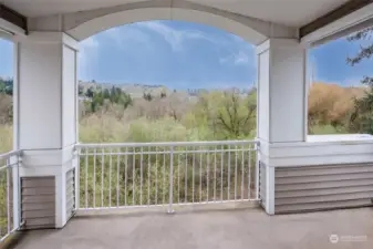Discover peace & tranquility in this TOP floor home!