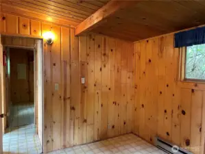 This second room utilized as a bedroom (no closet).