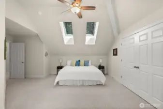 Huge bedroom 2 on upper level, could be 2nd primary suite