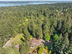 This 1.4-acre lot is nice and level with tons of privacy