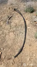 Power lines for Well Pump. Hook up to a generator.