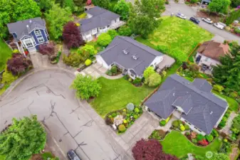 Surprising privacy between your house and the house to the North. Almost zero window view.