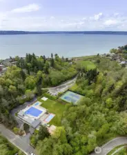 The Cove (a.k.a. Lot A) consist of 18 acres located at the west end of SW Shorebrook Drive in the city of Normandy Park, WA. It includes 700 feet of waterfront on Puget Sound, a community clubhouse, tennis courts, woods with interpretive trails, two creeks (Miller and Walker), a duck pond for salmon rearing and a wetland area.     The Cove is privately owned by 1800 households which have an equal and undivided interest in this property. Use of the Cove property is limited to Lot A owners and their guests.