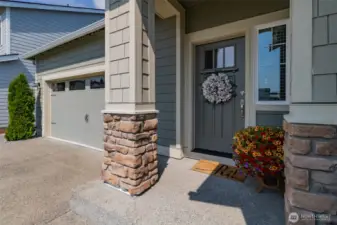 Front porch ready for your personal touches