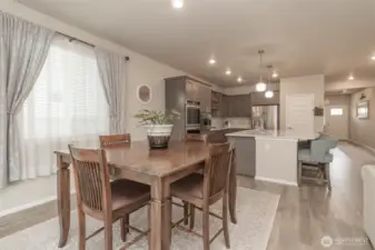 Dining area with loads of bright light and great space