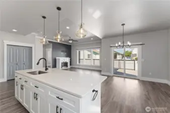 A harmonious blend of design and detail—this open layout shines with upscale finishes, custom touches, and lighting that elevates every culinary moment.