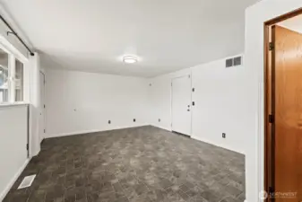 Bonus room. Entering from the kitchen.