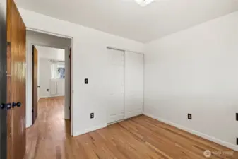 Another view of third bedroom.