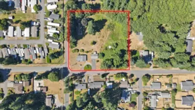 Property outline.  Over 2.5level acres.