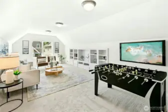 There's plenty of room for recreation, exercise or media - how will you use this space?