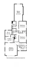 Floor plan (UPstairs)
