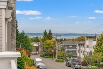 Enjoy Sound and Mountain views from this Downtown Edmonds home!