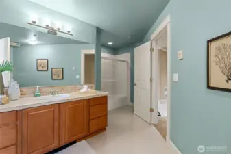 Hall bath.