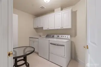Laundry room.