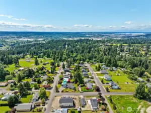 Looking west towards Tacoma & Puget Sound in the upper right.