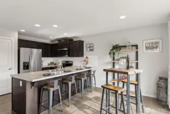 Dining Area & Kitchen with Eating Space