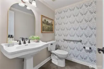 Main floor also includes powder room and 2 coat closets.