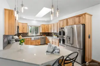 Expansive Corian Kitchen Surfaces