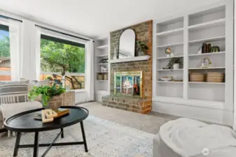 double sided gas fireplace