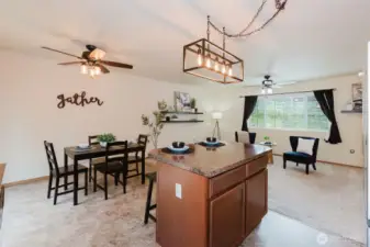 Kitchen to living room