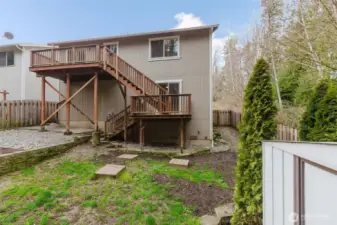 Grass seed was just planted so spring should bring new grass!