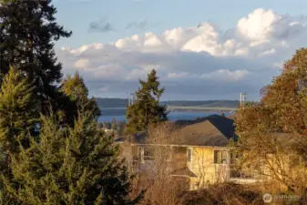 Views down to the Narrows Bridges.