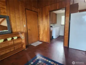 Laundry room on main floor
