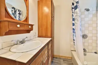 Guest house bathroom on main floor