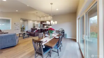 The sliders lead to your second patio- let's head oustide.