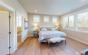 This room faces the rear of the home where there are no neighbors behind you- your territorial views are lovely.