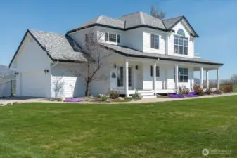 Fresh exterior paint