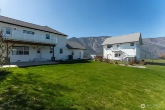 Back yard space of the home