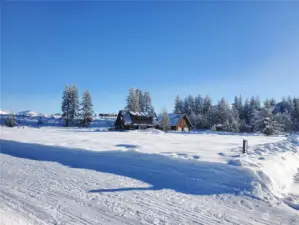 Must see this pleasing craftsman 2 Bed 2 Bath home on ski trail system. Seconds away from your front door is the Methow Ski Trail along property line of 28 Cottonwood Drive, Wolf Creek. Amazing location in the Winthrop community. 2 Annual Ski Trail passes to homeowner for a Lifetime!
