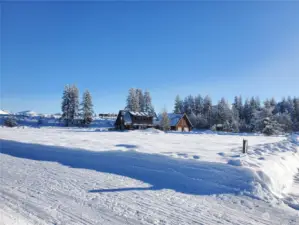 Must see this pleasing craftsman 2 Bed 2 Bath home on ski trail system. Seconds away from your front door is the Methow Ski Trail along property line of 28 Cottonwood Drive, Wolf Creek. Amazing location in the Winthrop community. 2 Annual Ski Trail passes to homeowner for a Lifetime!