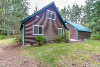 View of the back of the house