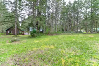 Back of property w/view to back of home