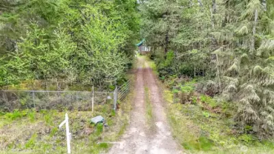 Driveway into home