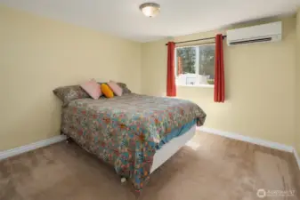 Spacious primary bedroom