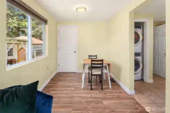 Dining room and access to kitchen