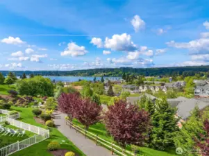 The pathway to downtown Poulsbo