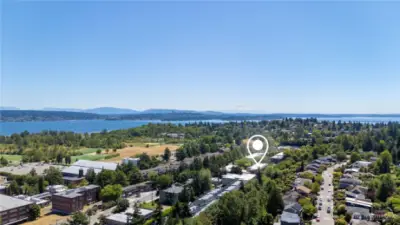 Aerial Looking South