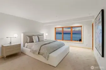 Primary suite with private bath.