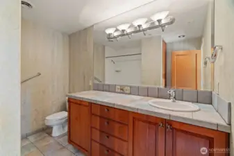 Hall bath.
