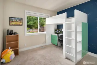 Secondary bedroom with continental bathroom