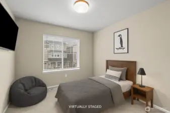 Bedroom #3 - to the right of the hall bathroom.