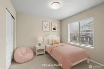 Bedroom #2 - to the right of the hall bathroom.